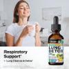 BIO KRAUTER Lung Detox Drops - Pure Vegan Lung Cleanse Liquid Form 2 Fl.Oz 28 Days of Supply - Blend Mullein, Elderberry, Stinging Nettle, Ginseng & Angelica Extracts - Respiratory Support view 2