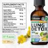 BIO KRAUTER Lung Detox Drops - Pure Vegan Lung Cleanse Liquid Form 2 Fl.Oz 28 Days of Supply - Blend Mullein, Elderberry, Stinging Nettle, Ginseng & Angelica Extracts - Respiratory Support view 3