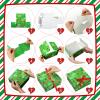 Blulu 12 Pack Christmas Gift Boxes with Lids Present Candy Cookie Boxes Christmas Gift Box with Ribbon Xmas Holiday Cupcakes Box for Pastries Donuts Treat Gifts Party Favors, 6.7 x 6.7 x 3.5 Inches view 4