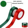 2 Pack Gift Ribbon, Christmas Ribbon, Gift Wrapping Ribbon,0.8 Inch Polyester Satin, Fabric Ribbon for Wrapping, Bow Making, Hair, Christmas Tree Decoration(75.5 Feet) (Red+Green) view 3