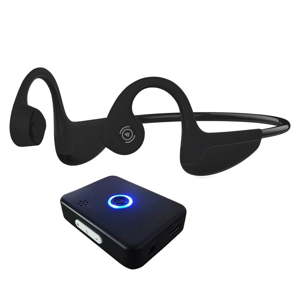 eEAR-BC-Tx The FIRST Bone Conduction military grade, personal hearing amplifier with the latest Bluetooth (BT) 5.3 technology open ear headphones with Sound Transmitter