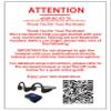eEAR-BC-Tx The FIRST Bone Conduction military grade, personal hearing amplifier with the latest Bluetooth (BT) 5.3 technology open ear headphones with Sound Transmitter view 2