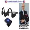 eEAR-BC-Tx The FIRST Bone Conduction military grade, personal hearing amplifier with the latest Bluetooth (BT) 5.3 technology open ear headphones with Sound Transmitter view 3
