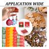 Cheriswelry Christmas Gift Bags 130x100x0.2mm Cellophane Goodies Bag 200Pcs Self-adhesive Candy Cookie Snack Bag for Holiday Decoration Party Favor Supplies view 4