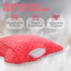 cococar Hysterectomy Recovery Pillow with Pocket, Post-Surgery Abdominal Support Cushion, C-Section & Tummy Tuck Pillow, Mastectomy and Hernia Surgery Comfort Pillow(Orange) view 2