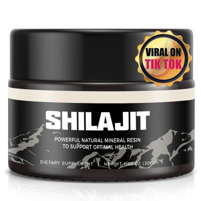 Scarremover Shilajit Pure Himalayan Organic Shilajit Resin - Gold Grade 100% Shilajit Supplement - Natural Shilajit Resin with 85+ Trace Minerals & Fulvic Acid for Focus & Energy, Immunity, 30 Grams