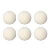 Tyenaza 6 Pcs Wool Dryer Balls, Wool Drying Balls High Density Adsorb Impurities Reduce Static Electricity Laundry Wool Balls(5CM) view 1