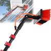 Water Fed Pole Kit Solar Panel Cleaning Brush Window and Solar Cleaning Pole w/Water Fed Telescopic Brush/Brush Window and Solar Panel Cleaning System Windows Cleaning & Washing Tool (24FT/7.2M) view 1