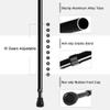 Safety Crutches Classic Crutches 10 Levels Height Adjustable Folding Canes Open Cuffs Walking Sticks Walking Cane Fashion Crutch Comfortable view 4
