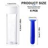 UPIQNG 4Pcs Contact Lens Remover Insertion Tool Portable Silicone Contact Lenses Applicator with Plastic Bottle for Hard Lenses view 2