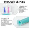 UPIQNG 4Pcs Contact Lens Remover Insertion Tool Portable Silicone Contact Lenses Applicator with Plastic Bottle for Hard Lenses view 4