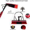 3.6-11m Water Fed Pole Kit,Solar Panel Cleaning Brush Water Fed Pole Brush,Outdoor Window Cleaner for Window Solar Panel Cleaning Washing Tool Kits,Solar photovoltaic Panel Cleaning (36FT/11M) view 2