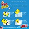 LOLA Scrub N Wipe Boss, 3 Pack, Non-Scratch Scrubbing, 2-Sided Sponge, Remove Debris, Firm in Cold Water/Flexible in Warm Water, Made in USA view 3