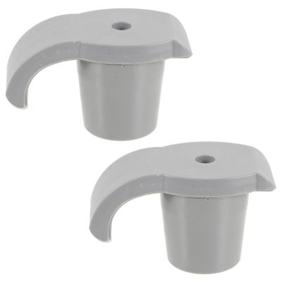 2pcs Hiking Stick Accessories Wheelchair Accessories for Seniors Walker Feet Cushion Anti-Slip Walker Ski Crutches Foot Rest Elderly Heavy