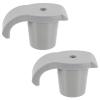 2pcs Hiking Stick Accessories Wheelchair Accessories for Seniors Walker Feet Cushion Anti-Slip Walker Ski Crutches Foot Rest Elderly Heavy view 1