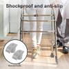 2pcs Hiking Stick Accessories Wheelchair Accessories for Seniors Walker Feet Cushion Anti-Slip Walker Ski Crutches Foot Rest Elderly Heavy view 4