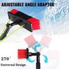 Telescopic Water Fed Pole Brush Feet Hose,Water Fed Pole Kit,Outdoor Tall Window Cleaner Car Glass Solar Panel Cleaning,Water Fed Brush Extendable Pole Kit Washer Duster Washing Tool (24FT/7.2M) view 3