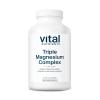 Vital Nutrients Triple Magnesium Complex Supplement - Vegan Magnesium Glycinate, Malate & Oxide 250mg - Easily Absorbed Magnesium Supplement for Stress, Muscle, Heart, Bone Support - 180 Capsules view 1
