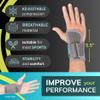 BraceAbility Wrist Support for Men and Women - Tennis and Pickleball Wrist Brace, Sports Injury Relief, Sprained Wrist Recovery, Tendonitis Support, Bowling, Volleyball, Golf - Right Hand (Medium) view 4