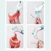 KAYNO Denture Toothbrush, Invisible Mouthguard Cleaning Brush, Orthodontic Retainer Brush, Denture Brush, Double-Headed Descaling Toothbrush for The Elderly view 4