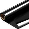 PerkHomy Colored Cellophane Wrap Roll 16" x 100' 3 Mil Thick Cellophane For Gift Basket Treats Goodie Wrapping Craft Flower Bouquet Plastic (Black, 100ft (16in Width)) view 1