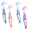 KAYNO Denture Toothbrush, Invisible Mouthguard Cleaning Brush, Orthodontic Retainer Brush, Denture Brush, Double-Headed Descaling Toothbrush for The Elderly view 1