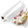 PerkHomy Folio Clear Cellophane Wrap Roll 32" x 100' Folded 3 Mil Thick Cellophane For Gift Basket Treats Goodie Wrapping Craft Flower Bouquet Plastic view 1
