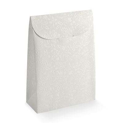 Boxes Craftory Pack of 20 Party Favor Boxes (6.69 x 2.75 x 9.25 inch) - Ideal for Wedding, Bridal Shower Gifts and Baby Shower - White Floral
