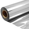 PerkHomy Colored Cellophane Wrap Roll 16" x 100' 3 Mil Thick Cellophane For Gift Basket Treats Goodie Wrapping Craft Flower Bouquet Plastic (Silver, 100ft (16in Width)) view 1