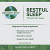 Ground Level Restful Sleep Formula with Advanced Sleep Blend, Industry Leading 200mg Magnesium and L-Theanine for Adults Plus Melatonin, Chamomile, Lemon Balm, Passionflower, and Valerian Root view 2