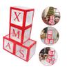 ABOOFAN 1set Christmas Balloon Box Festive Party Supplies for Decorations Easy to Assemble for Home Office Garden Warm Atmosphere for Xmas Celebrations view 3