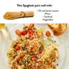DeLallo Thin Spaghetti Pasta, 1 Pound Bag, 4 Pack, Al Dente Texture, Made in Itay, Made with Durum Wheat Semolina Flour, Cooks in 9 Minutes, Non-GMO, Long Cut view 4