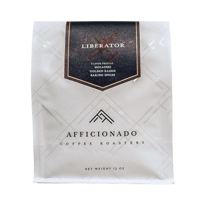 Afficionado Coffee Roasters - Liberator | 12oz | Medium Roast Coffee | Blend