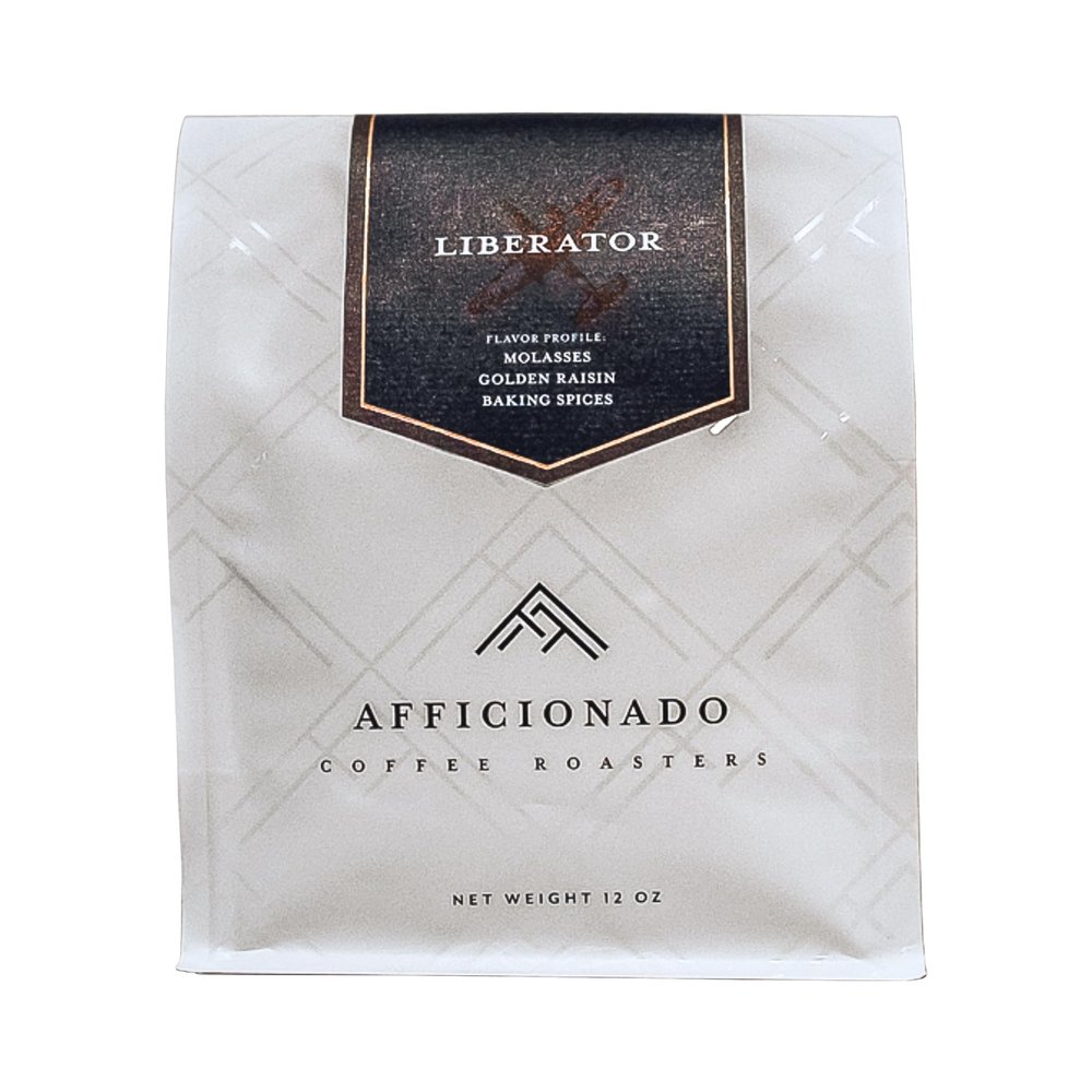 Afficionado Coffee Roasters - Liberator | 12oz | Medium Roast Coffee | Blend