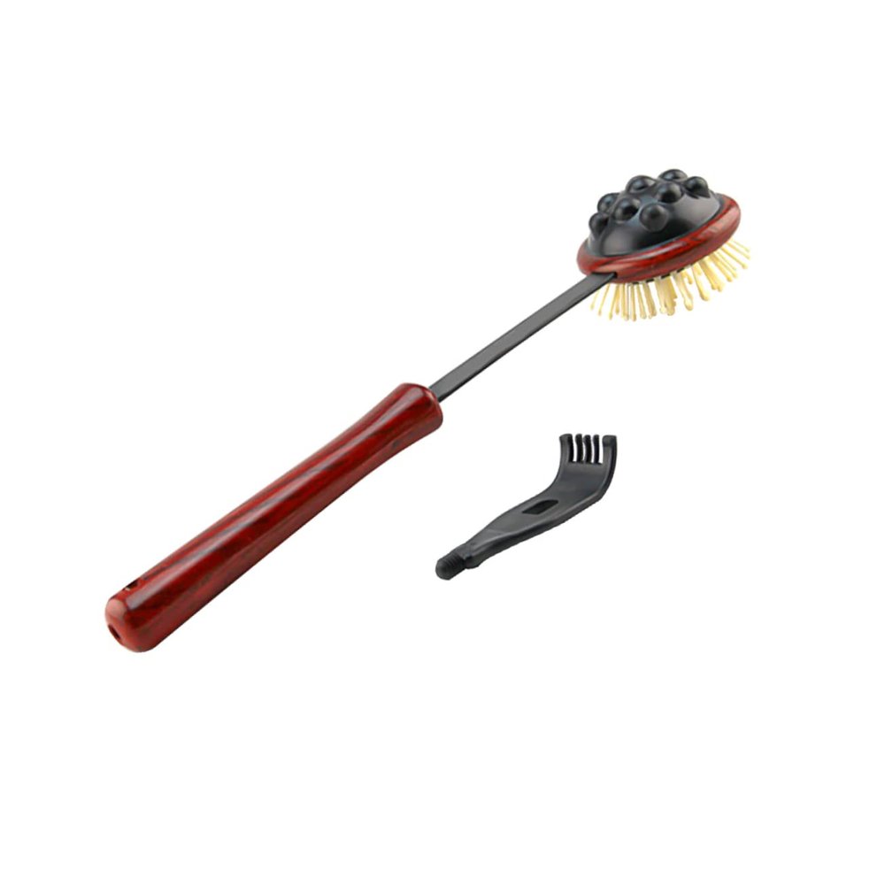 1Pc Scratch Knock Massager Rod Body Massage Hammer Back Manual Massager Wooden Massage Stick Wooden Shoulder and Neck Household Massager Hammer Massage Health Massager