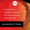 Carnauba Wax Food Grade Powder T1 Yellow - Bulk 25 kg (55 lb) - Filtered Refined Prime High Grade Food Safe Vegan Ingredient for Glazing and Slip Thickener Emulsifying Agent view 2