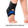 2 Pack Ankle Brace With Side Stabilizers,Ankle Sprain Brace for Men & Women Injury Recovery,Joint Pain Relief,Ankle Support for Running Volleyball Basketball (Small) view 3