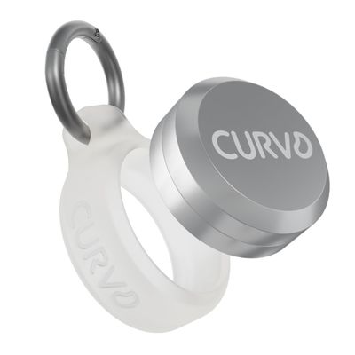 CURVD Premium Carrying Case Durable Travel Keychain Container, Medicine Pill Organizer & Travel Pill Box, Small Waterproof Holder for Pills, Earplugs, Jewelry, Compatible with Loop, Vibes & Eargasm