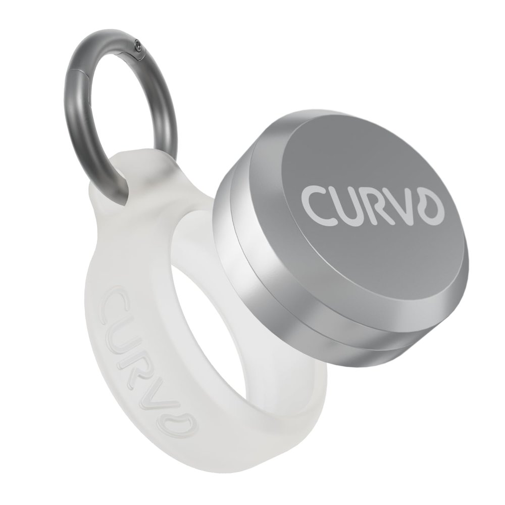 CURVD Premium Carrying Case Durable Travel Keychain Container, Medicine Pill Organizer & Travel Pill Box, Small Waterproof Holder for Pills, Earplugs, Jewelry, Compatible with Loop, Vibes & Eargasm