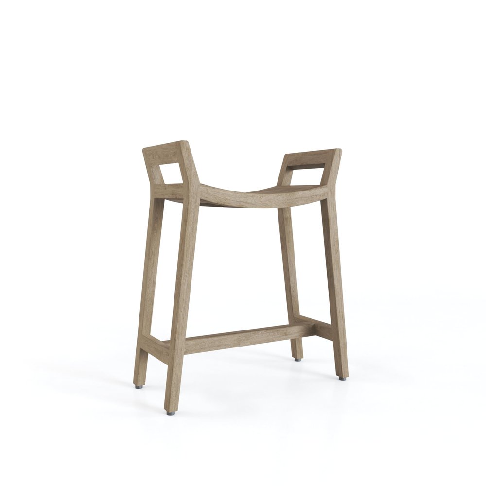 Patented Asia Ascend-Mist Teak Shower Bench with Elevated Height