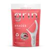 GRIN Braces Flosser, Floss Picks Designed for Braces, 60 Count, Dental Flossers, Recycled Plastic, Ortho Approved, Premium Thin Floss, Includes Handy Wax Scraper and Pick view 1