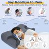 IKSTAR 5.0 CPAP Pillow for Side Sleeper - Adjustable Height/Neck Support - Memory Foam Pillow Suitable for All CPAP Mask Users-Ideal for Side Back Sleeper-Reduce Air Leaks view 2