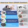 IKSTAR 5.0 CPAP Pillow for Side Sleeper - Adjustable Height/Neck Support - Memory Foam Pillow Suitable for All CPAP Mask Users-Ideal for Side Back Sleeper-Reduce Air Leaks view 4