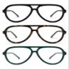 AMOMOMA 3 Pack Retro Aviator Reading Glasses for Women Men,Classic Large Oversized Reader Blue Light Computer Frame AM6111 C1+C2+C3 1.0 X view 1