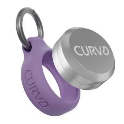 CURVD Premium Carrying Case Durable Travel Keychain Container, Medicine Pill Organizer & Travel Pill Box, Small Waterproof Holder for Pills, Earplugs, Jewelry, Compatible with Loop, Vibes & Eargasm