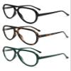 AMOMOMA 3 Pack Retro Aviator Reading Glasses for Women Men,Classic Large Oversized Reader Blue Light Computer Frame AM6111 C1+C2+C3 2.0 X view 3