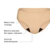 KNIX Super Leakproof Bikini - Period Underwear for Women - Machine Washable, Reusable - Warm Sand, X-Large (1 Pack) view 4