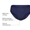 KNIX Super Leakproof Bikini - Period Underwear for Women - Machine Washable, Reusable - Midnight, Small (1 Pack) view 4