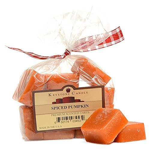 3 Bags of Spiced Pumpkin Scented Wax Melts Candle for Wedding/Dinner, Holiday Event, Home Decoration, 6 oz, 1 15/16 in. Wide x 5/8 in. Thick per Piece, 1 Bag of 10 Pieces
