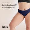 KNIX Super Leakproof Bikini - Period Underwear for Women - Machine Washable, Reusable - Midnight, XX-Large (1 Pack) view 2